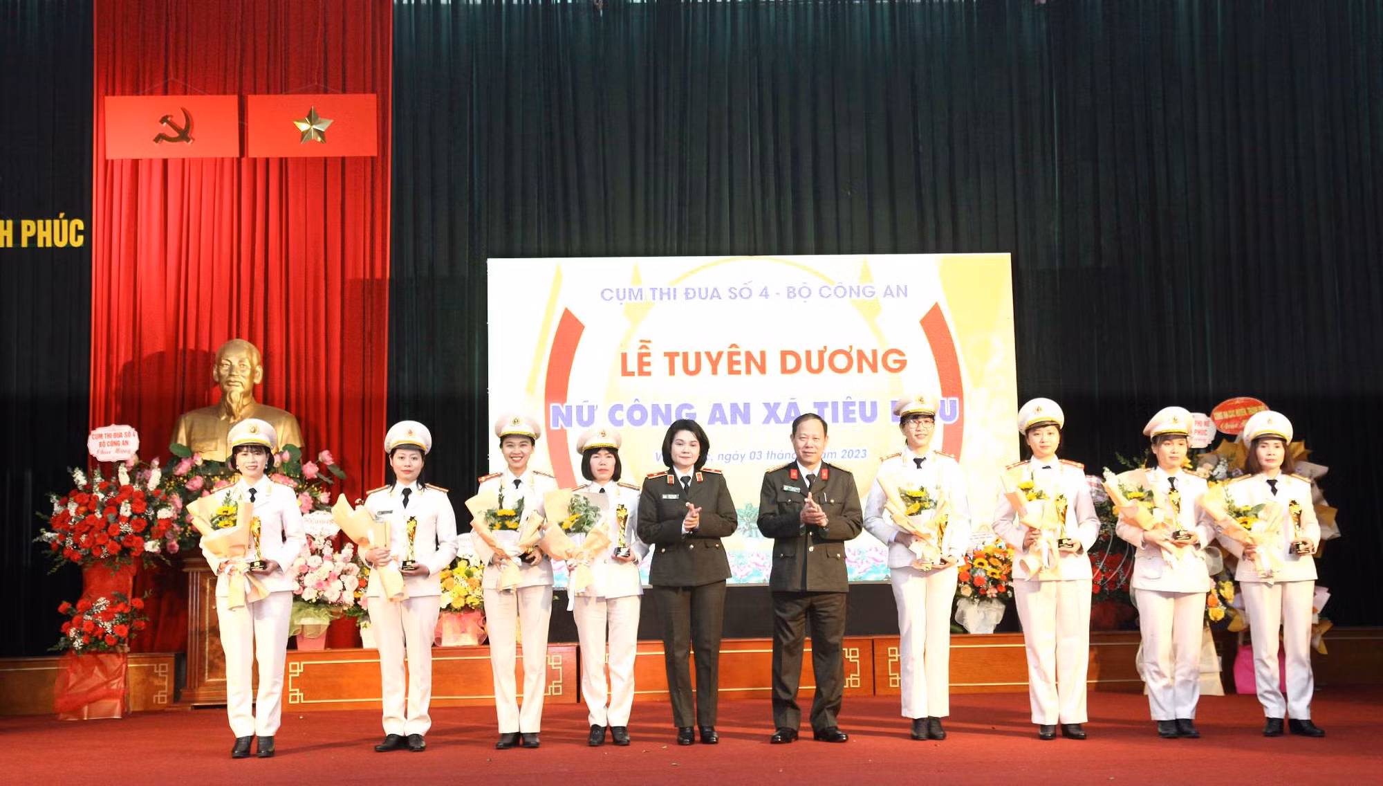 Gặp mặt, giao lưu “Nữ Công an xã tiêu biểu trong Cụm thi đua số 4” -0