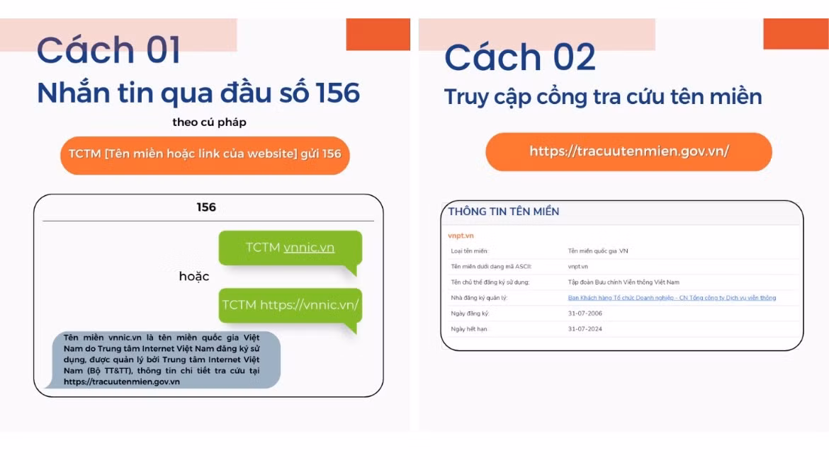 Tra cứu thông tin tên miền giúp người dùng nhận diện và phòng ngừa các hành vi lừa đảo -0