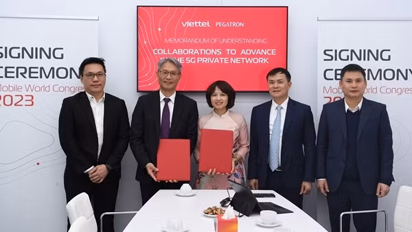 Viettel Networks và Pegatron “bắt tay” xây dựng nhà máy thông minh trên nền tảng 5G Private Network