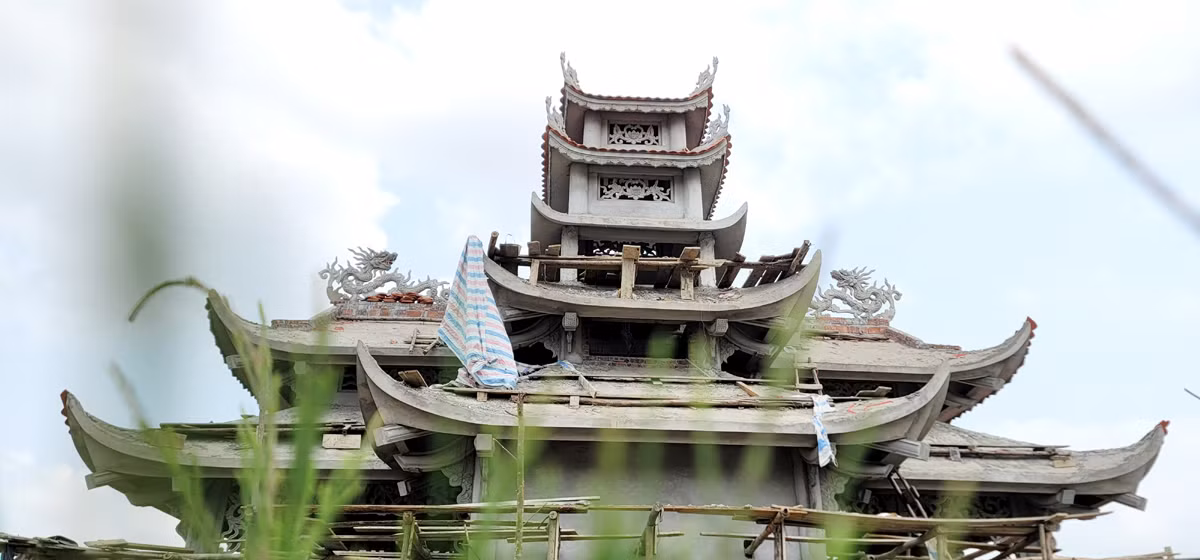 Thu hồi hàng nghìn mét vuông đất trồng lúa giao cho cá nhân xây dựng khu lăng mộ khủng -0