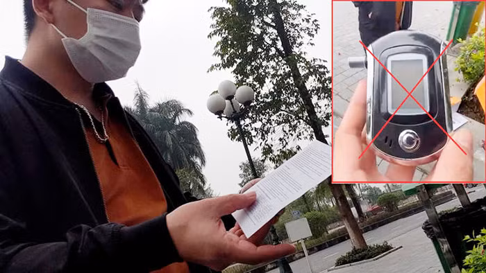 Bị phạt vì tin máy đo nồng độ cồn mua trên mạng -0
