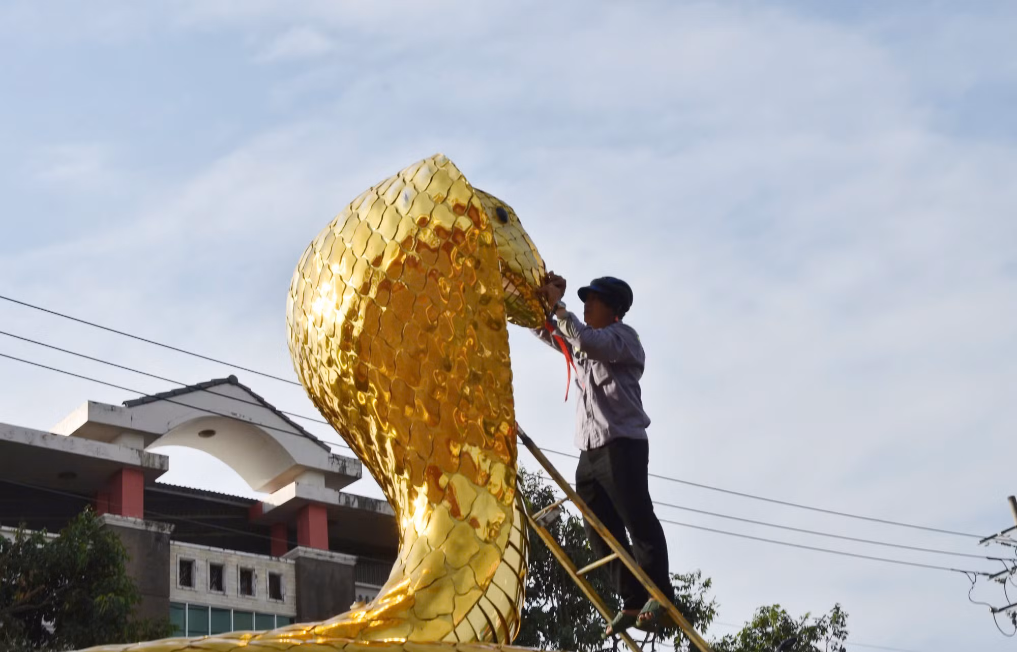Linh vật rắn của Bạc Liêu vừa xuất hiện đã gây bão trên mạng xã hội -2
