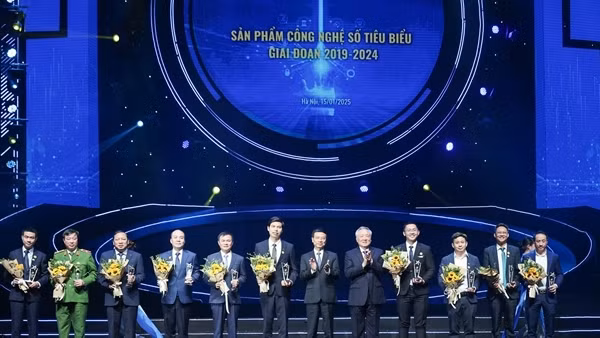 Ứng dụng VNEID được vinh danh là sản phẩm công nghệ số tiêu biểu giai đoạn 2019-2024