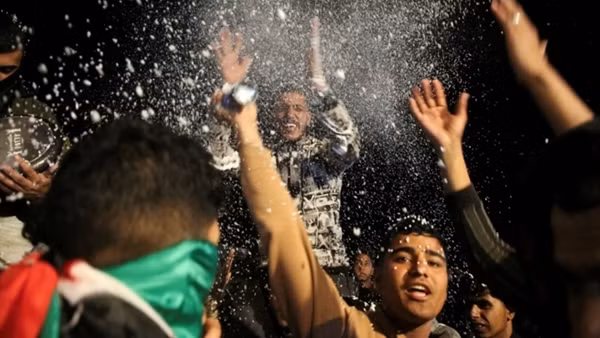 Những giọt nước mắt mừng vui đã rơi trên Dải Gaza