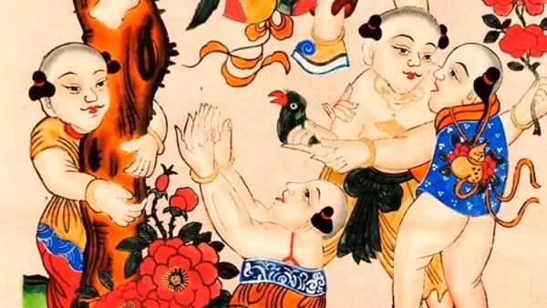 Vườn xuân, gái xoan đang xuân
