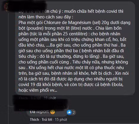 Cẩn trọng với những phương pháp chữa COVID-19 của “bác sĩ mạng” -0