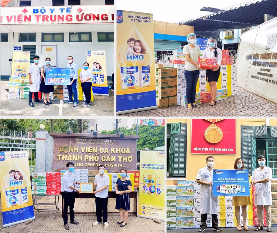 Vinamilk đẩy mạnh hành trình tiếp sức tuyến đầu chống dịch tại 50 bệnh viện -0