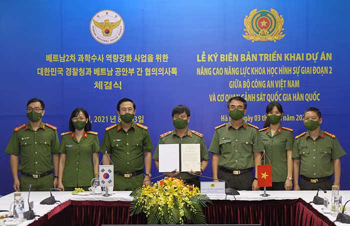 Việt Nam – Hàn Quốc tăng cường nâng cao năng lực khoa học hình sự ảnh 2 Việt Nam – Hàn Quốc tăng cường nâng cao năng lực khoa học hình sự -0
