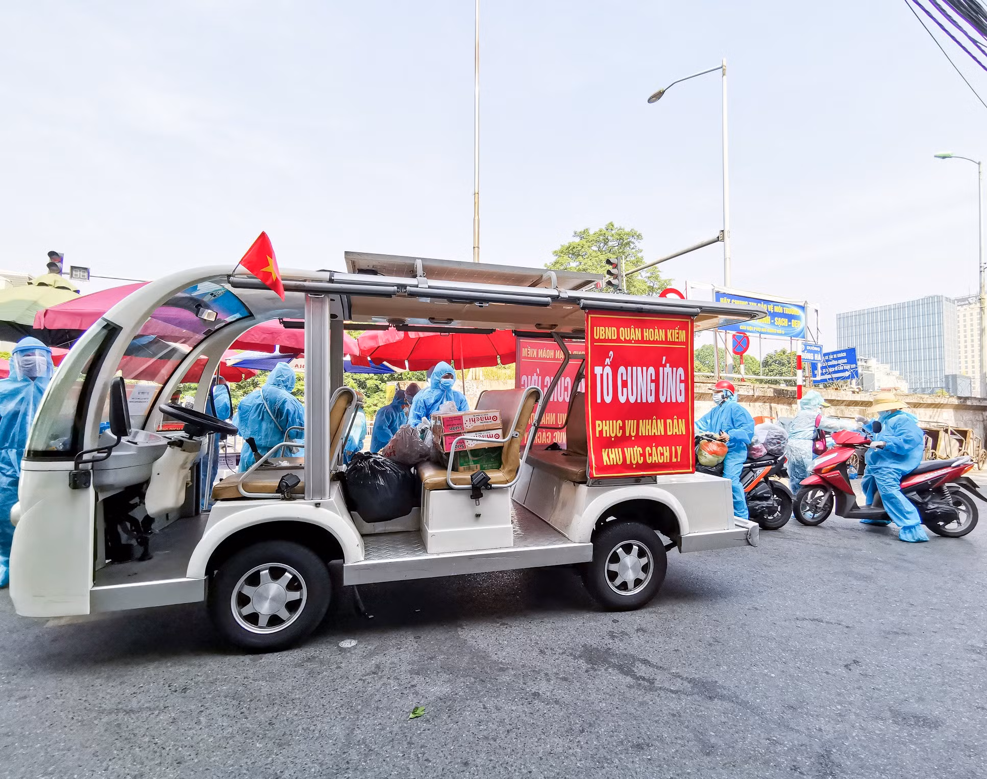 Hà Nội: Người dân phường Chương Dương được đảm bảo đủ lương thực, thực phẩm -0