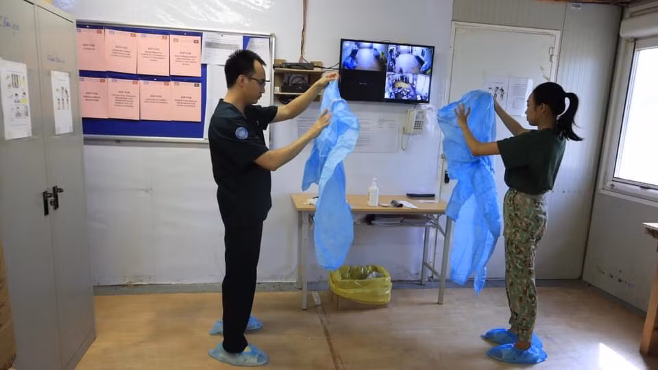 Mũi vaccine ngừa COVID-19 ở Nam Sudan -0