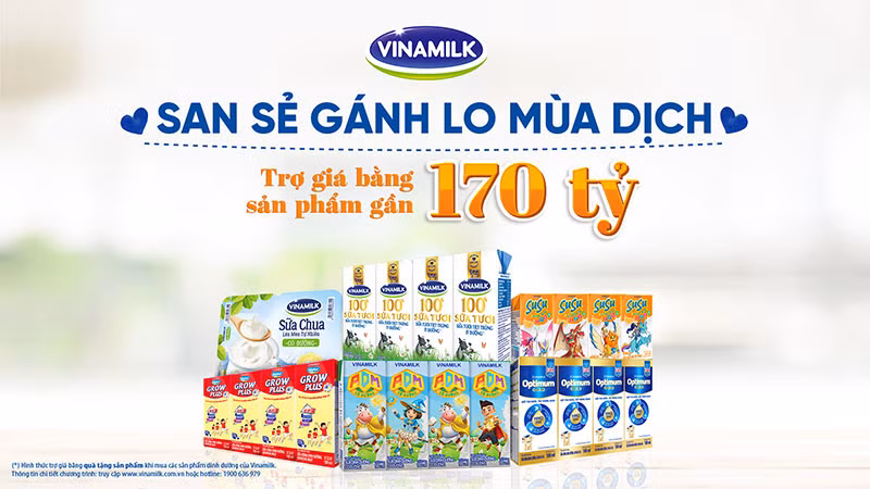 Vinamilk trợ giá người tiêu dùng gần 170 tỉ đồng -0