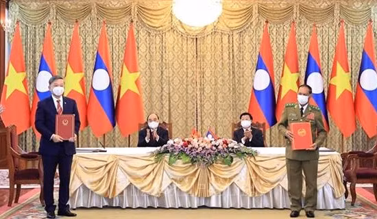 Đưa quan hệ hợp tác giữa hai Bộ Công an Việt Nam- Lào lên tầm cao mới ảnh 18