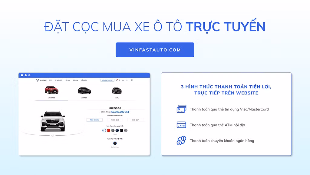 Vinfast cung cấp giải pháp mua ô tô trực tuyến đầu tiên tại việt nam -0