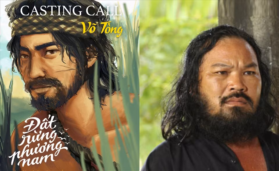 tạo hình nhân vật võ tòng trong phim của đạo diễn nguyễn quang dũng (bên trái) và nhân vật võ tòng trong phim truyền hình do nghệ sĩ lê quang thủ vai (bên phải).jpg -0
