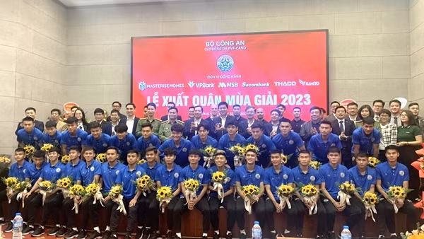 Câu lạc bộ bóng đá trẻ PVF - CAND xuất quân tham dự mùa giải hạng Nhất Quốc gia năm 2023