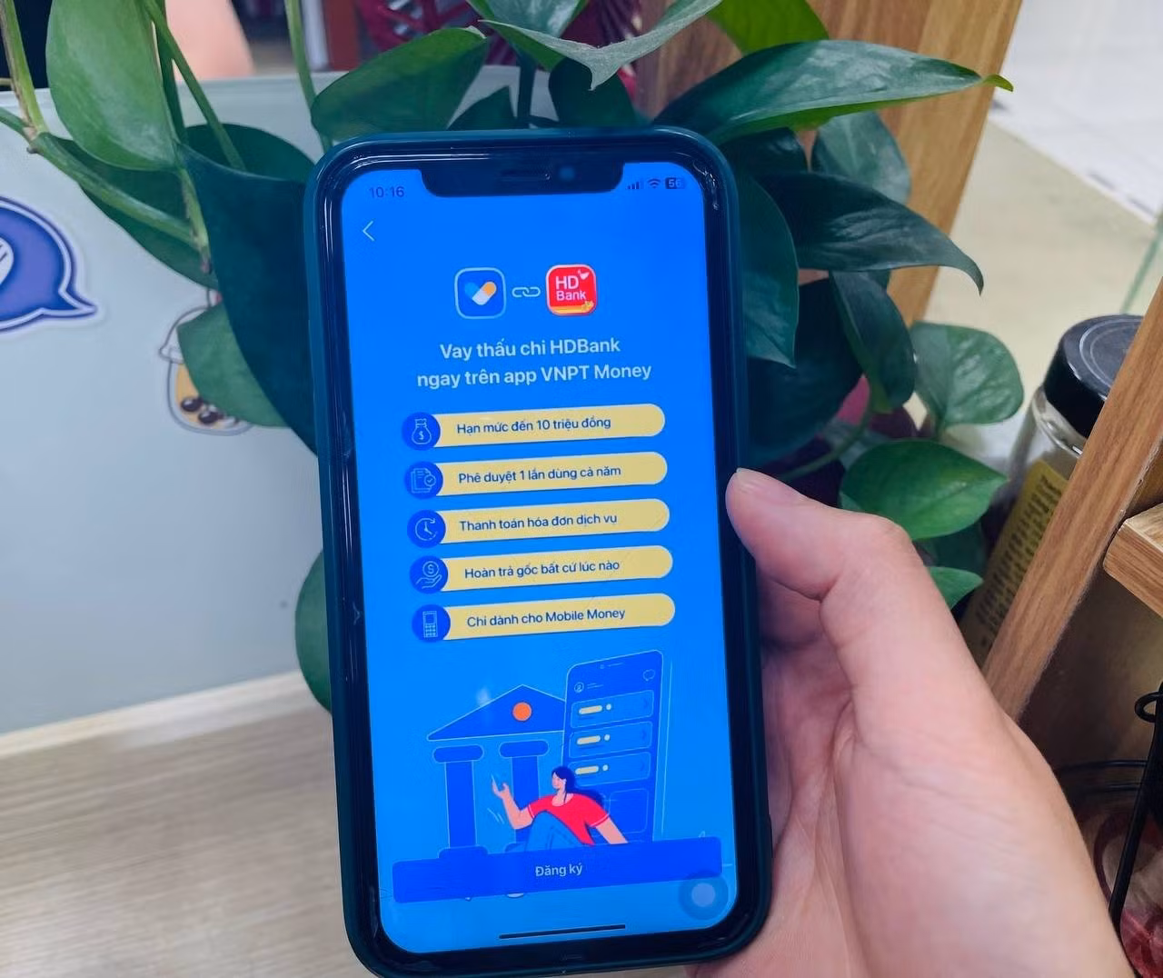 Nhiều tiện lợi khi sử dụng tài khoản thấu chi HDBank trên VNPT Money -0