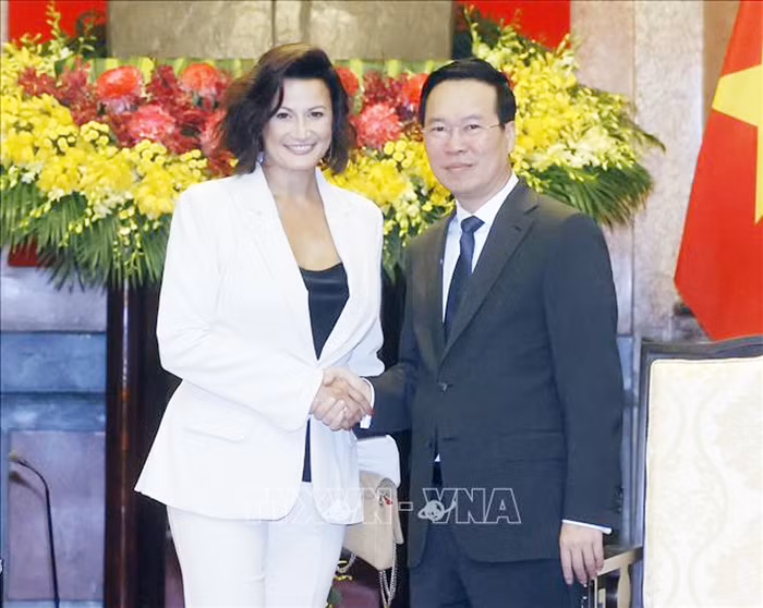 Chủ tịch nước Võ Văn Thưởng tiếp Chủ tịch Thượng viện Vương quốc Bỉ -0