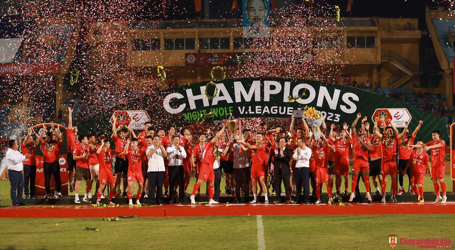 CLB Công an Hà Nội vô địch V.league 2023 -0