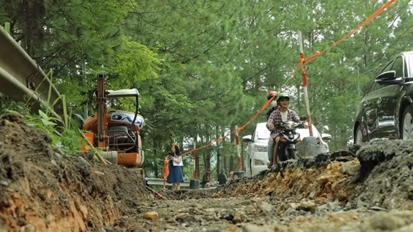 Nhùng nhằng thi công nâng cấp đèo Mimosa Đà Lạt
