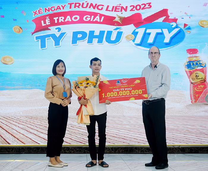 Bình Dương: Một công nhân bất ngờ trúng 1 tỷ đồng khi uống Number 1 -0