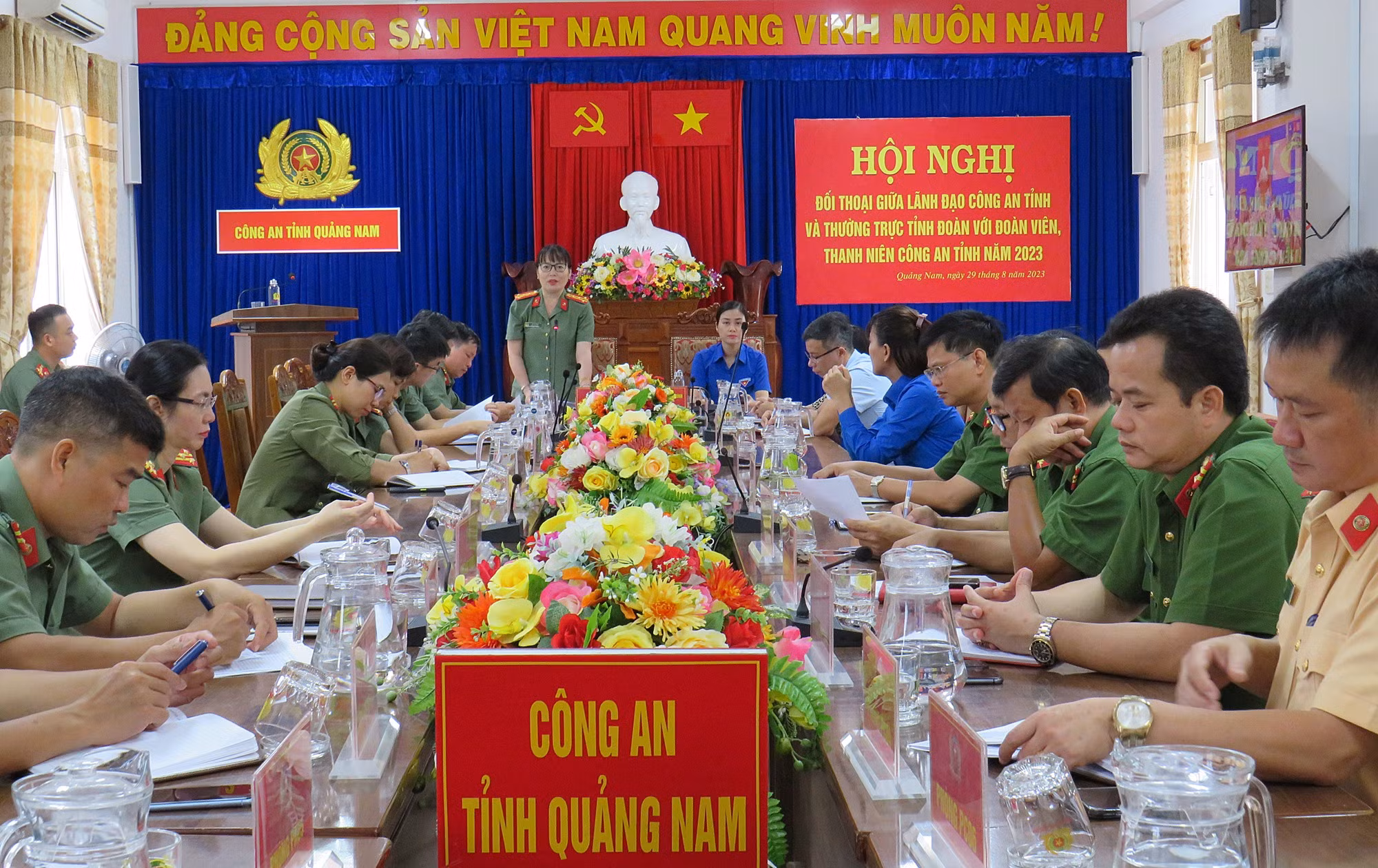 Đối thoại với đoàn viên, thanh niên Công an Quảng Nam -0