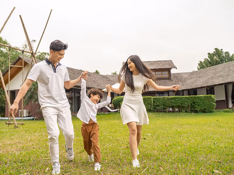Có một “bản Mường thu nhỏ” tại Serena Resort Kim Bôi vào mùa thu -0