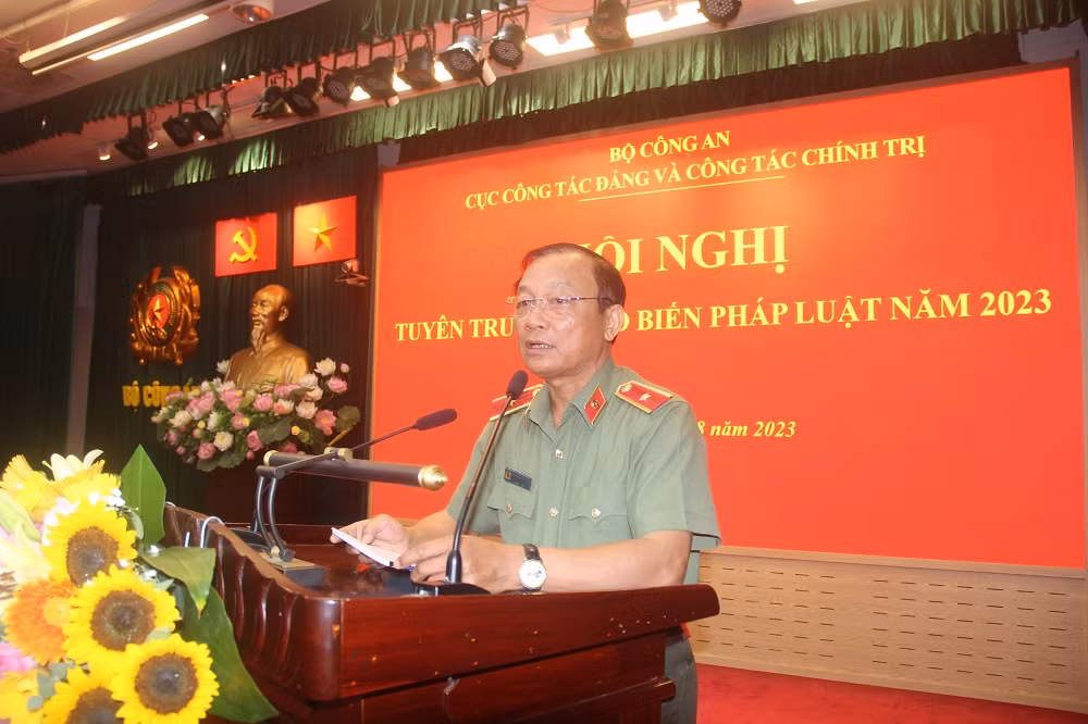 Cục Công tác đảng và công tác chính trị tổ chức hội nghị tuyên truyền, phổ biến pháp luật -0