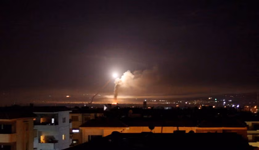Israel phóng tên lửa vào thủ đô Syria -0