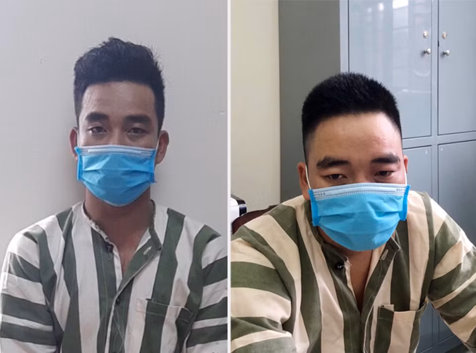 Bắt giữ 2 đối tượng khai thác gỗ hương trái phép -0