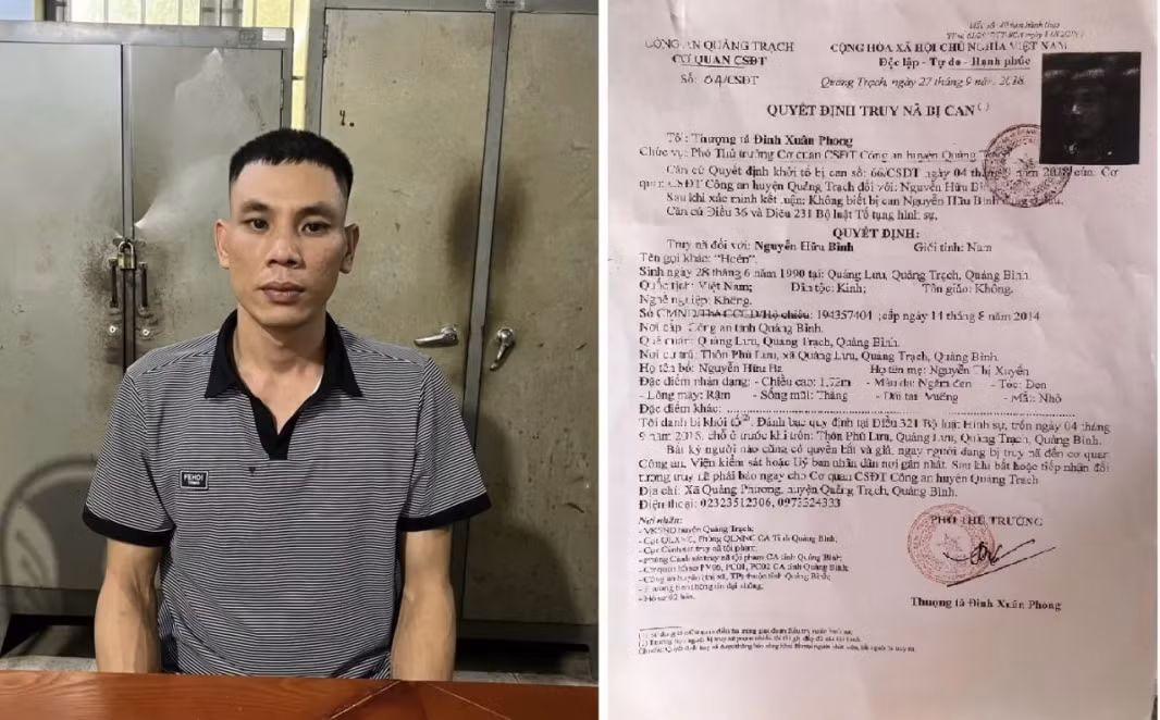 Bắt đối tượng sau 5 năm trốn truy nã khỏi địa phương -0