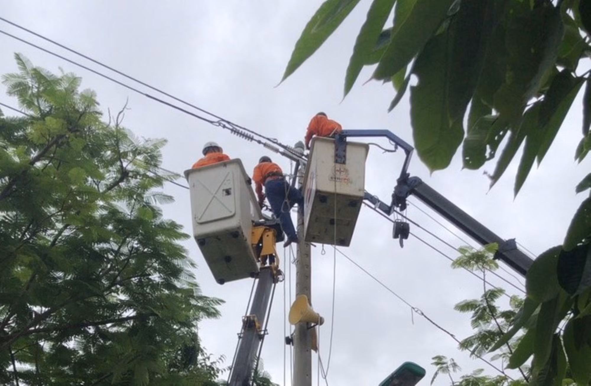Thừa Thiên Huế khắc phục sự cố mất điện diện rộng tại nhiều địa phương do giông sét -0