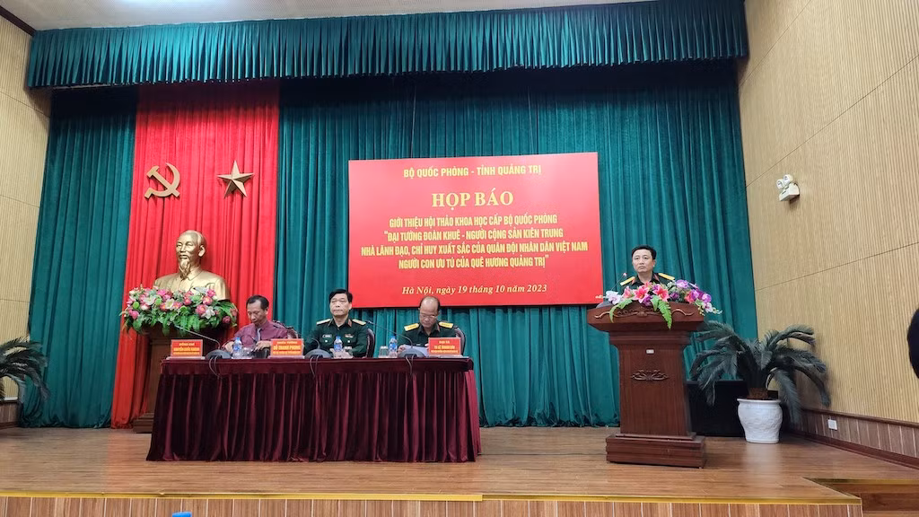 Hội thảo khoa học, kỷ niệm 100 năm ngày sinh Đại tướng Đoàn Khuê -0
