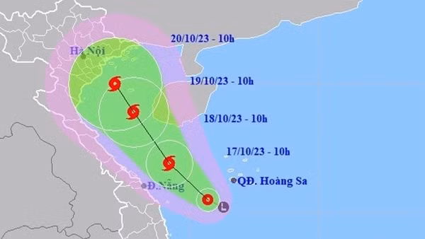 Áp thấp nhiệt đới có khả năng mạnh lên thành bão, miền Trung tiếp tục mưa lớn