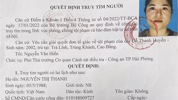 Truy tìm người phụ nữ bị tố lừa đảo