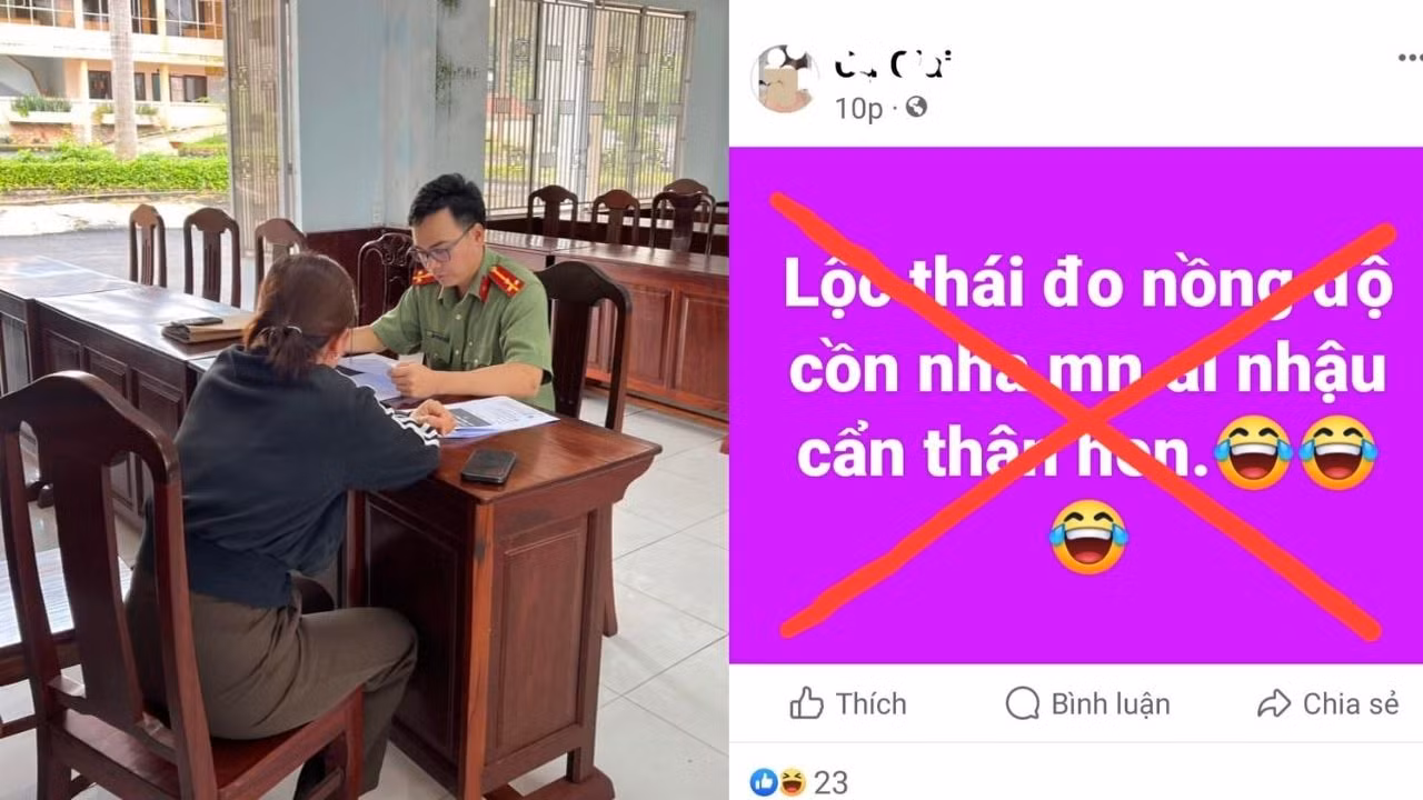 Bị xử phạt khi thông báo khu vực tuần tra, kiểm soát CSGT lên mạng xã hội -0