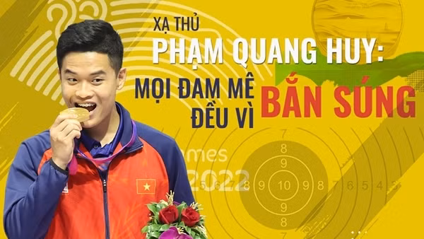 Xạ thủ Phạm Quang Huy: “Mọi đam mê đều vì bắn súng”