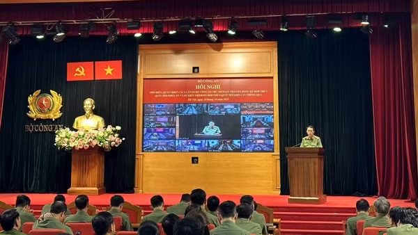 Phổ biến, quán triệt các luật, dự án luật do Bộ Công an chủ trì soạn thảo