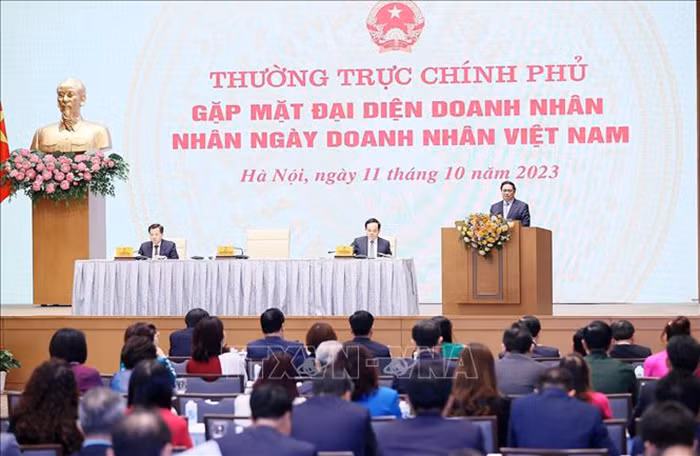 Thủ tướng Phạm Minh Chính: Chính phủ kiến tạo, đồng hành cùng doanh nghiệp phát triển -0
