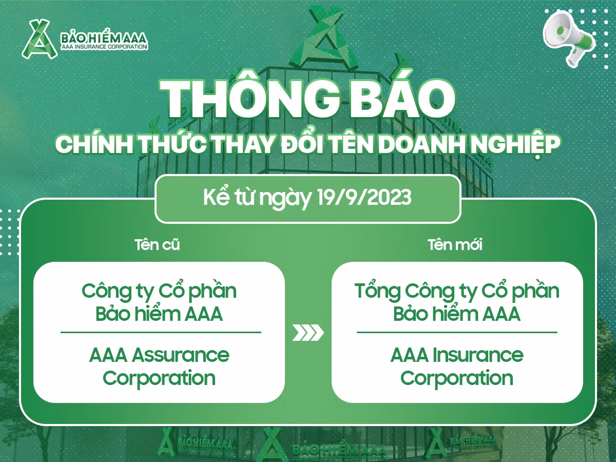 Bảo hiểm AAA đổi tên, đặt mục tiêu vào Top 10 doanh nghiệp bảo hiểm phi nhân thọ -0