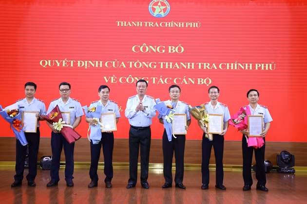 Thanh tra Chính phủ công bố quyết định về công tác cán bộ -0
