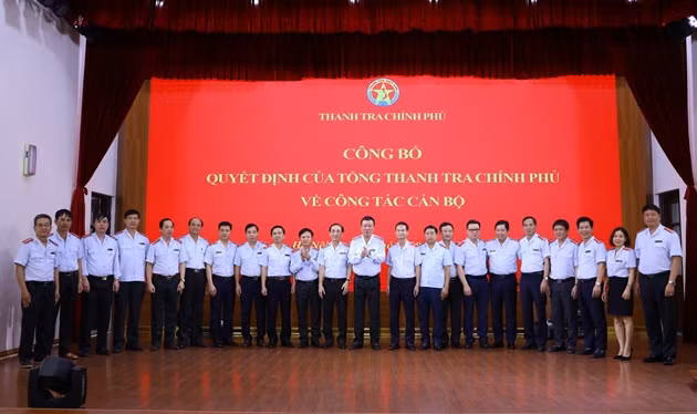 Thanh tra Chính phủ công bố quyết định về công tác cán bộ -0