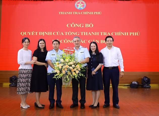 Thanh tra Chính phủ công bố quyết định về công tác cán bộ -0