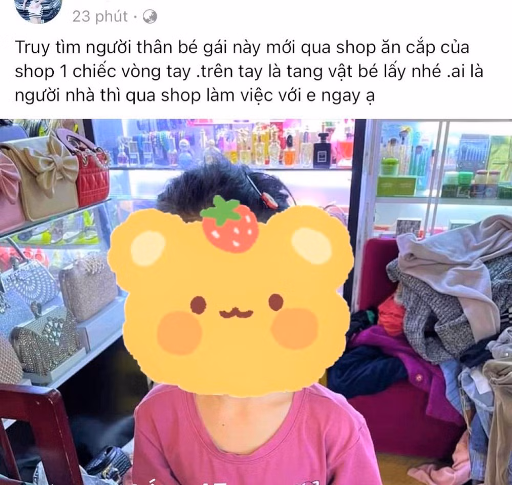 Công an vào cuộc vụ bé gái 5 tuổi bị quay video đăng lên mạng vì lấy chiếc vòng tay 10.000 đồng -0