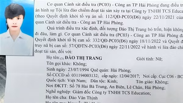 Truy nã nữ Giám đốc Công ty tư vấn du học lừa đảo hàng tỷ đồng