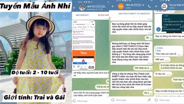 Cảnh giác thủ đoạn lừa đảo tuyển người mẫu nhí