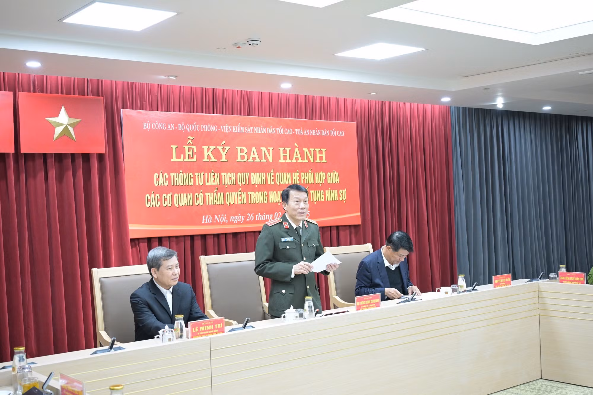 Ban hành các thông tư liên tịch quy định về quan hệ phối hợp giữa các cơ quan có thẩm quyền trong hoạt động tố tụng hình sự -0