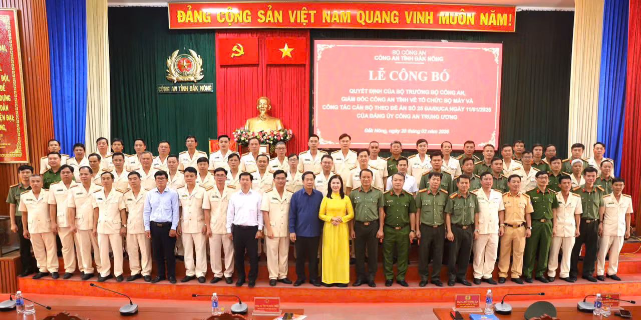 Công bố các Quyết định của Bộ trưởng Bộ Công an về tổ chức bộ máy tại Công an địa phương -0