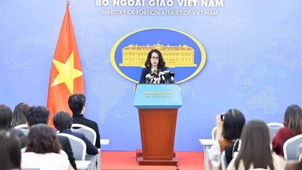 Bộ Ngoại giao Việt Nam thông tin về việc Trung Quốc tập trận ở Vịnh Bắc Bộ