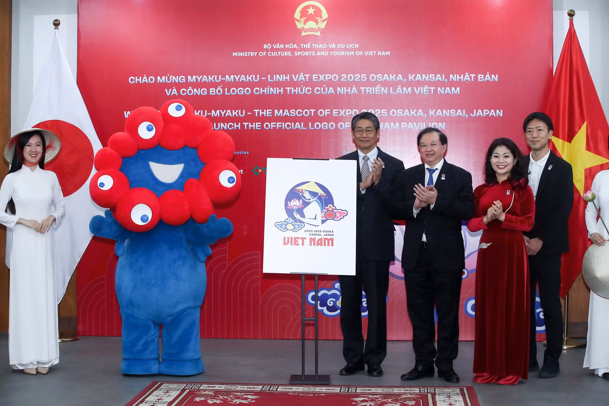Linh vật EXPO 2025 “chu du” đến Hà Nội -0