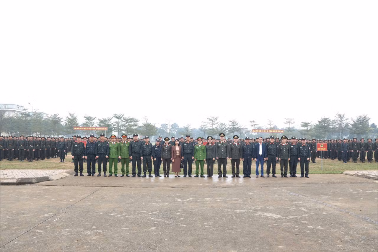 Khai giảng khoá huấn luyện 775 công dân thực hiện nghĩa vụ tham gia CAND -0